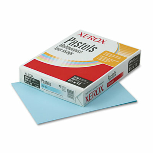 Xerox 3R11050 Multipurpose Pastel Paper- 20lb- Letter- Blue- 500 Sheet