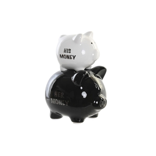 Money box DKD Home Decor Dolomite Children's Modern Pig 15 x 13 x 21