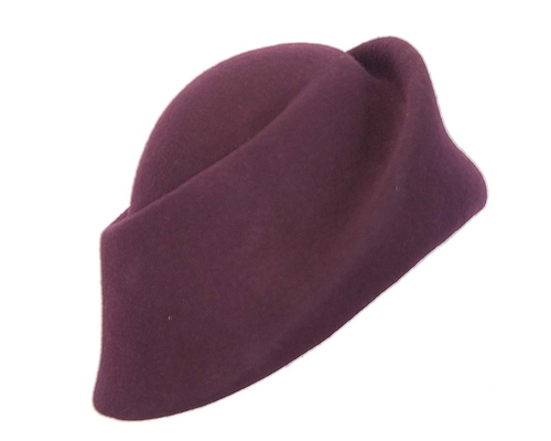 Unique wine ladies winter felt fashion hat