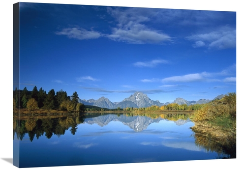 Global Gallery GCS-396733-2432-142 24 x 32 in. Mt Moran Reflected in O