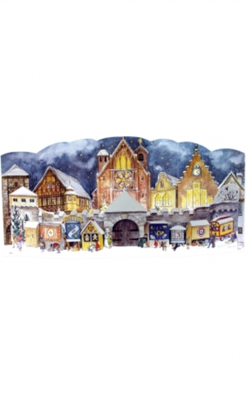 SELL ADV930 Sellmer Advent - 3-Dimensional Village Scene Replica of 19