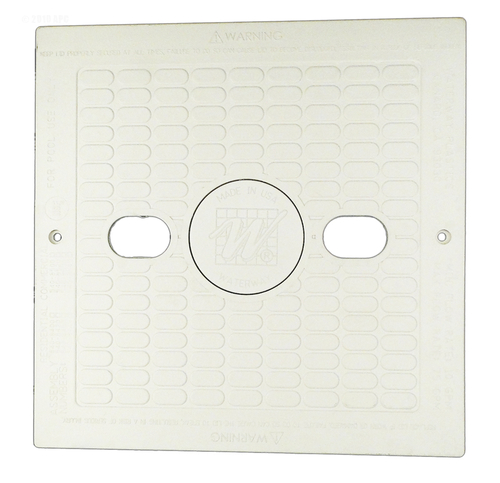 Waterway WW5406490WW Renegade Square Skim Lid Assembly, WW-White