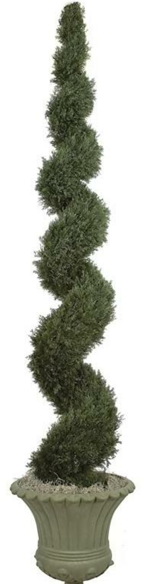 Autograph Foliages A-71670 - 10 Foot Cypress Spiral Tree - Green