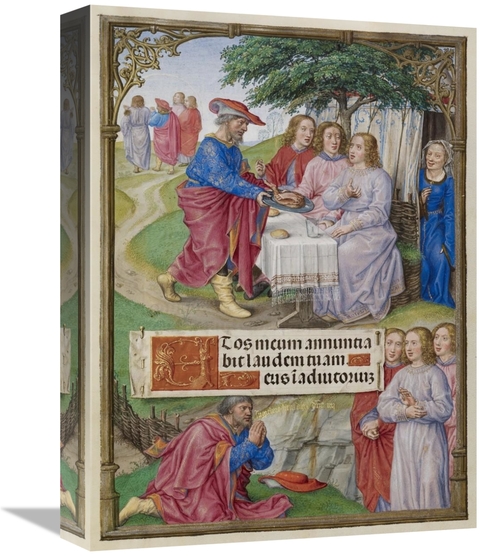 Global Gallery GCS-456181-1216-142 12 x 16 in. Abraham & the Three Ang