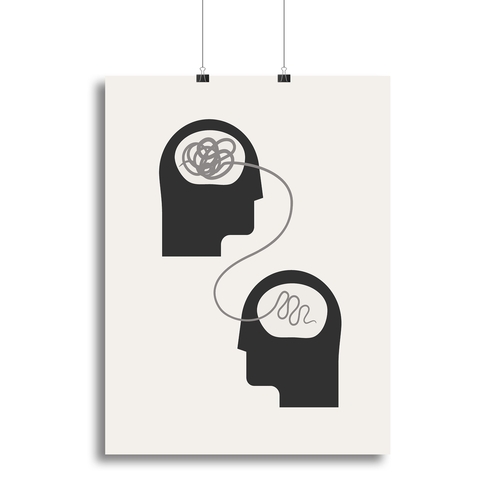 Mind Therapy No3 Canvas Print or Poster