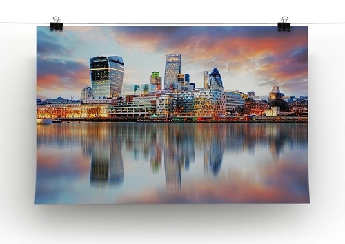 London Skyline Canvas Print or Poster