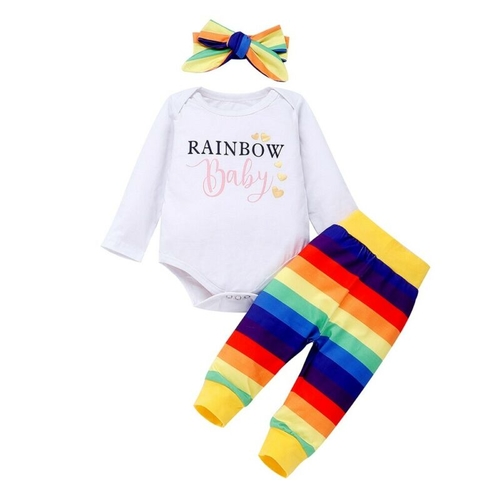 0 24M Baby Cotton 3 Pcs Clothes Newborn Babies
