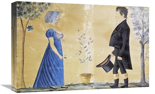 Global Gallery GCS-266813-22-142 22 in. Portrait of Johann & Susannah 