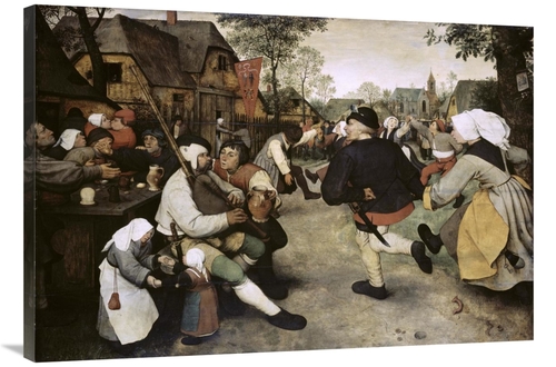 Global Gallery GCS-276906-40-142 40 in. Peasants Dancing Art Print - P