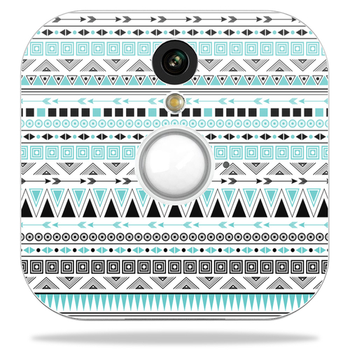 MightySkins BLHOSE-Turquoise Tribal Skin Decal Wrap for Blink Home Sec