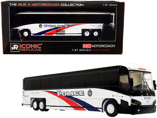 MCI D4505 Motorcoach Bus \Toronto Police\" (Canada) White with Blue
