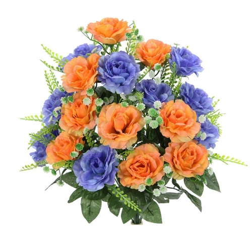 Admired by Nature ABN1B002-PH-BL 3 x 1.5 in. 18 Stems Artificial Full 