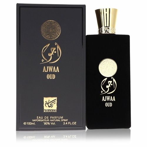 Rihanah 553683 3.4 oz Ajwaa Oud Eau De Parfum Spray by Rihanah for Uni