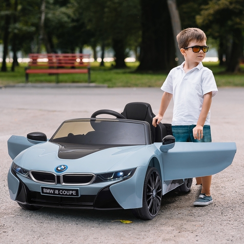 Aosom Licensed BMW I8 Coupe Electric Kids Ride-On Car 6V Battery