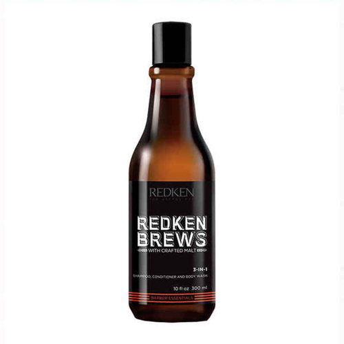 Shampoo, Conditioner and Shower Gel    Redken Brews             300 ml