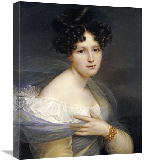 Global Gallery GCS-266670-22-142 22 in. Portrait of a Lady Art Print -