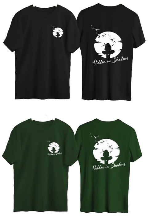 Combo Of 2 Mens Anime Character Printed Cotton Round Neck Half Sleeves