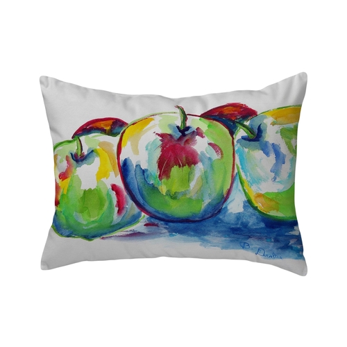 Betsy Drake NC818 16 x 20 in. Three Apples No Cord Pillow