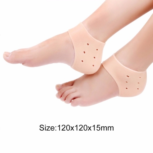 1Pcs Comfortable Gel Silicone Cracked Foot Heel