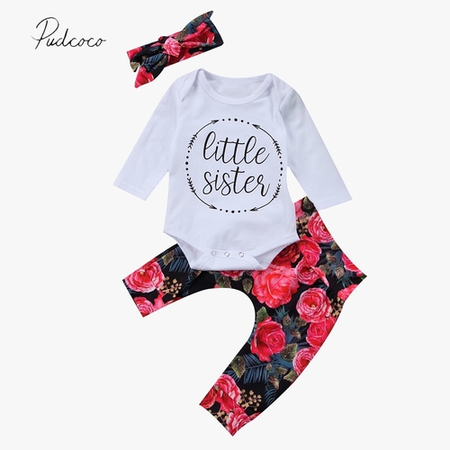 Cotton Little Sister Flower Newborn Baby Girl