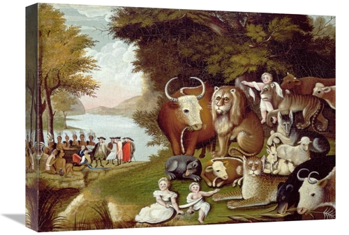 Global Gallery GCS-282202-22-142 22 in. The Peaceable Kingdom - II Art