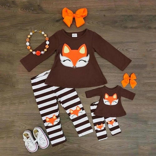 Emmababy Fox Baby Boy Girl Clothes set For Carton