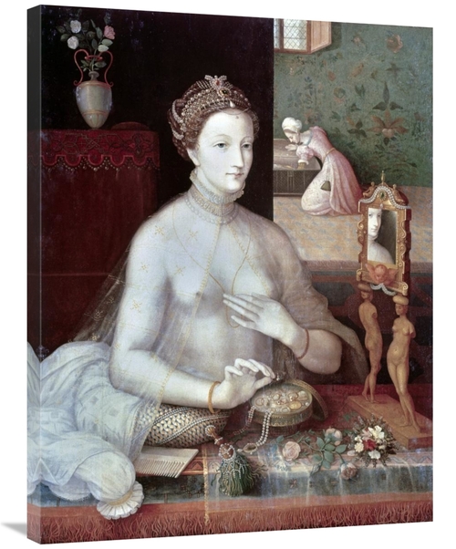 Global Gallery GCS-281050-36-142 36 in. Portrait of a Woman Art Print 