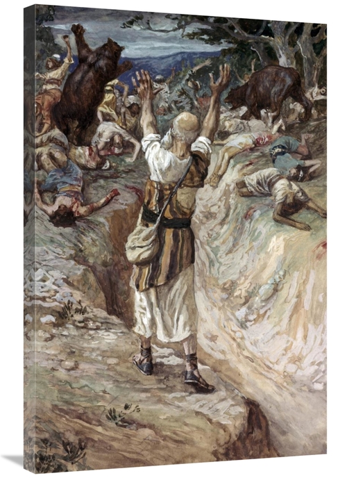 Global Gallery GCS-280249-36-142 36 in. Children Devoured by Bears Art