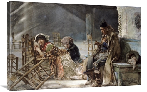 Global Gallery GCS-267530-36-142 36 in. At Prayer Art Print - Jose Vil