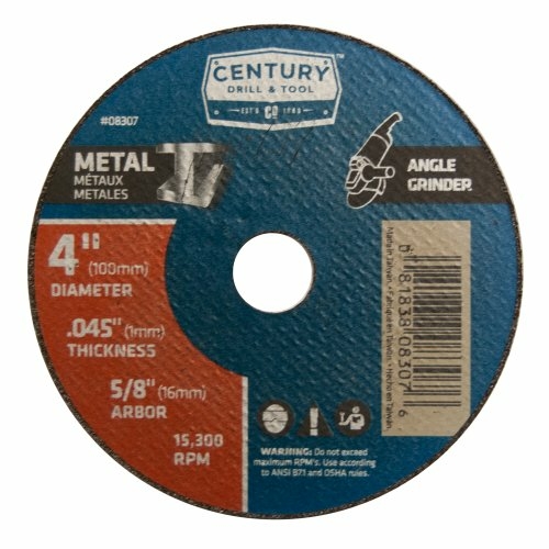 Century Drill & Tool 8307 Thick Type 1A Cutting Wheel - 4 x 0.035 in.