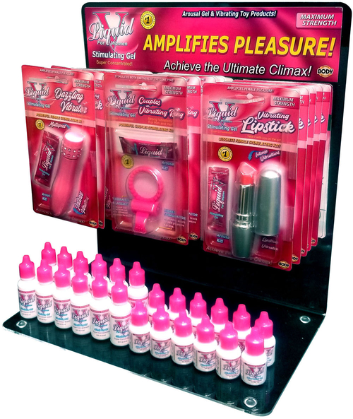 Liquid v Vibrating Acrylic Display