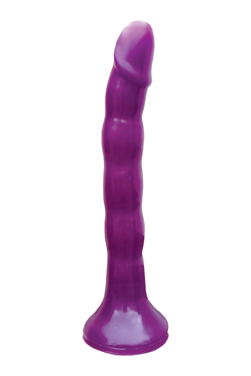 Wet Dreams Skinny Me Strap-on - Purple