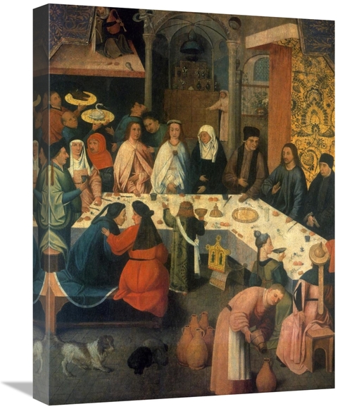 Global Gallery GCS-372619-22-142 22 in. The Wedding at Cana Art Print 