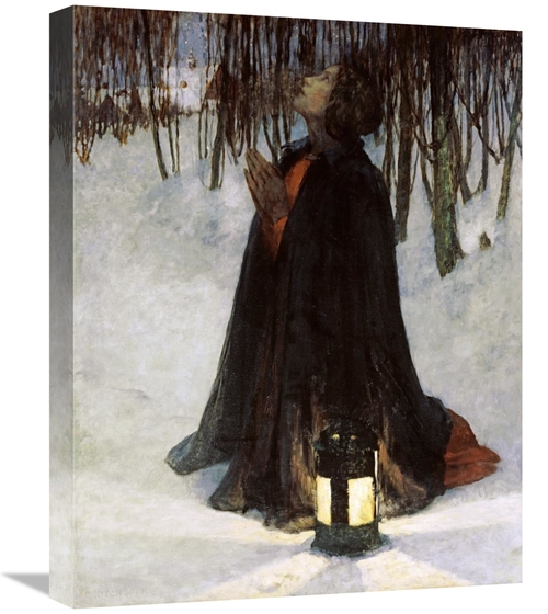 Global Gallery GCS-268104-22-142 22 in. A Dream of Christmas Art Print