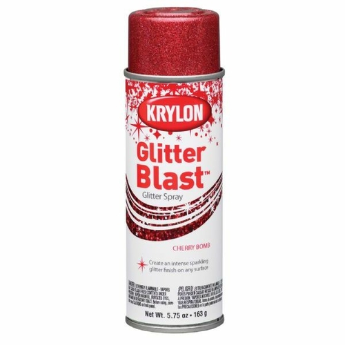 Krylon K3806 5.75Oz Glitter Blast - Cherry Bomb