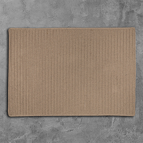 Colonial Mills Rug LS12R072X108S 6 x 9 ft. Sunbrella Solid Braided Rug