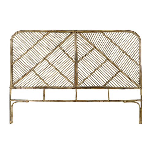 Headboard DKD Home Decor Natural Rattan 175 x 3 x 130 cm