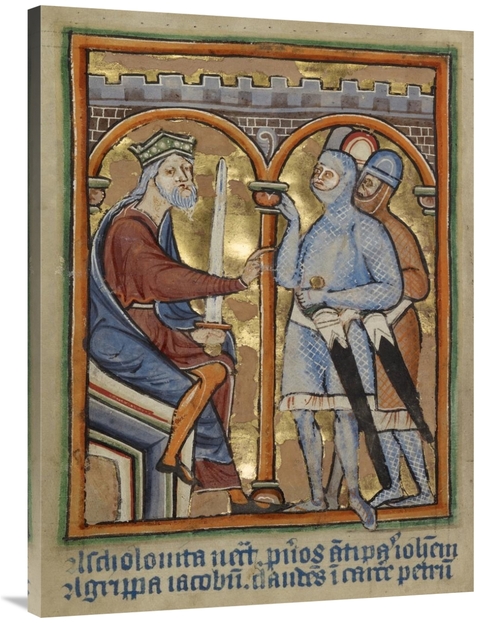 Global Gallery GCS-457563-3040-142 30 x 40 in. Herod Giving Orders to 