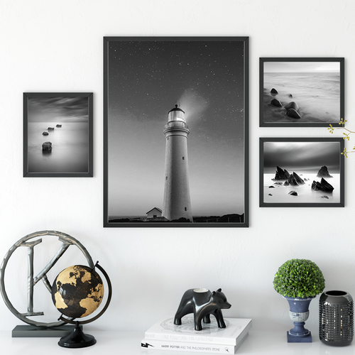 Posters and Prints Black and White Wall