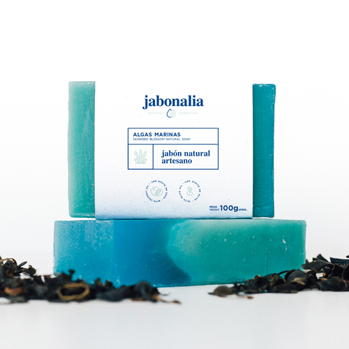 Jabón Algas marinas 100g - Seaweed Soap - Jabonalia