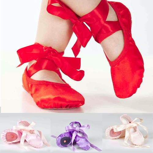 Ballet Slippers For Girls Classic Split Sole