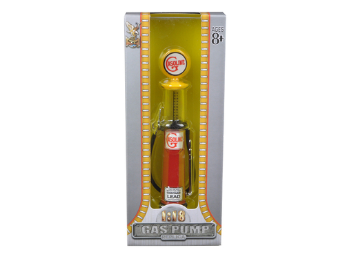 Gasoline Vintage Gas Pump Cylinder 1/18 Diecast Replica by Road