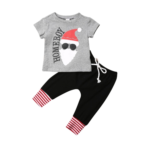 0 3T Baby Boy Navidad Clothes Set Newborn Babies