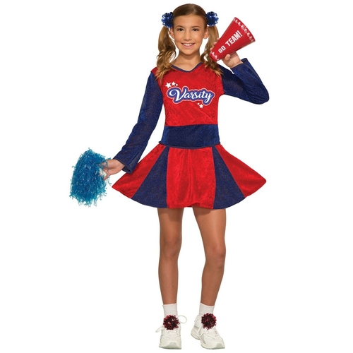 Forum Novelties 277499 Halloween Girls Cheerleader Costume - Medium