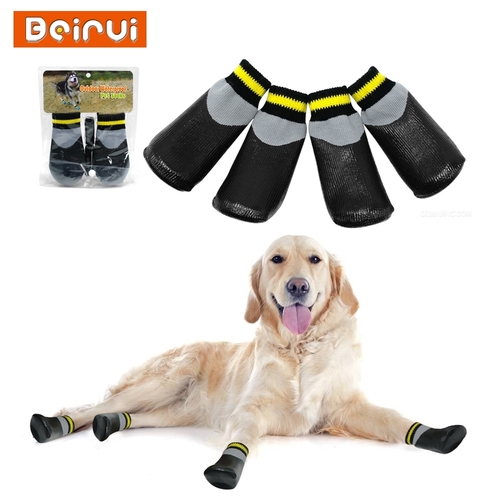 Outdoor Waterproof Dog Socks Rain Wear Non Slip
