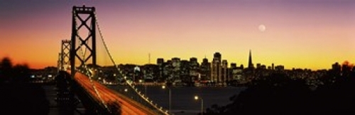 Panoramic Images PPI63341L Bay Bridge San Francisco CA USA Poster Prin