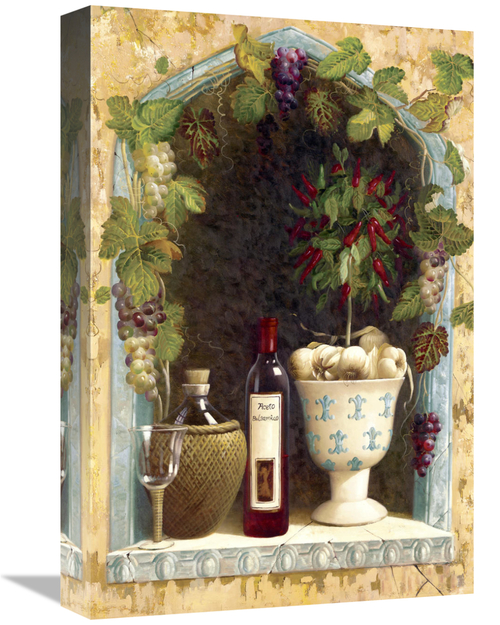 Global Gallery GCS-122584-1218-142 12 x 18 in. Olive Oil & Wine Arch I