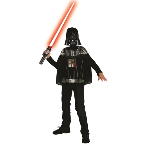 Rubies 281178 Star Wars Darth Vader Child Costume Kit - Large