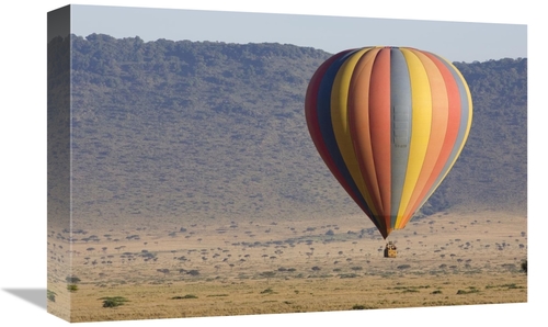 Global Gallery GCS-395818-1218-142 12 x 18 in. Hot Air Balloon Over Sa