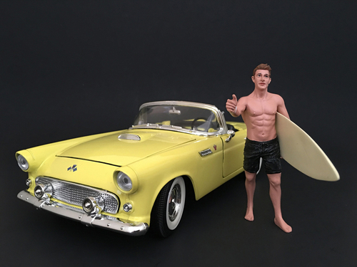 Surfer Jay Figurine for 1/24 Scale Models by American Diorama